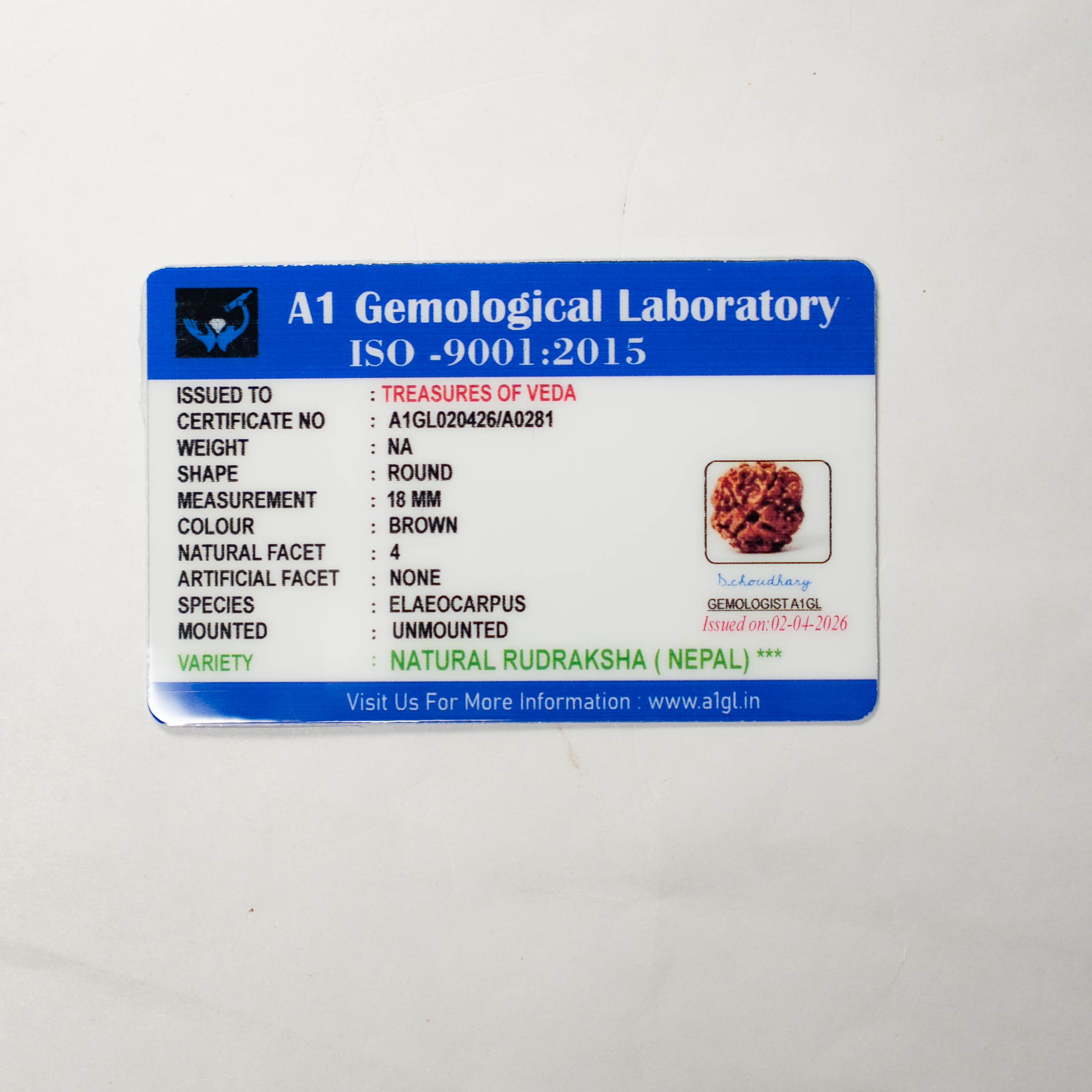 4 Mukhi Rudraksh (Nepali)