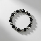 Black tourmaline & Hematite Bracelet