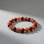 Carnelian & Red Jasper Bracelet