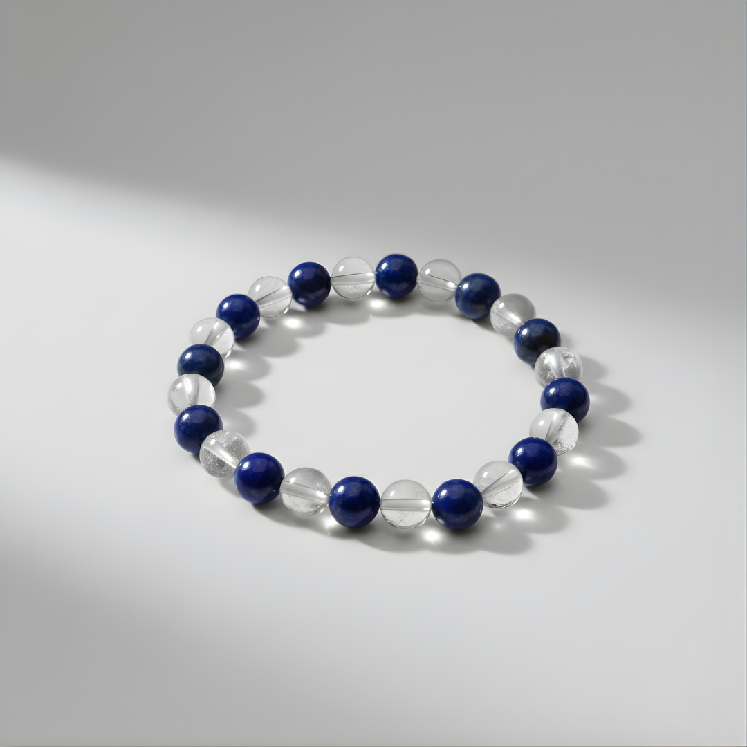 Lapis Lazuli and Clear Quartz