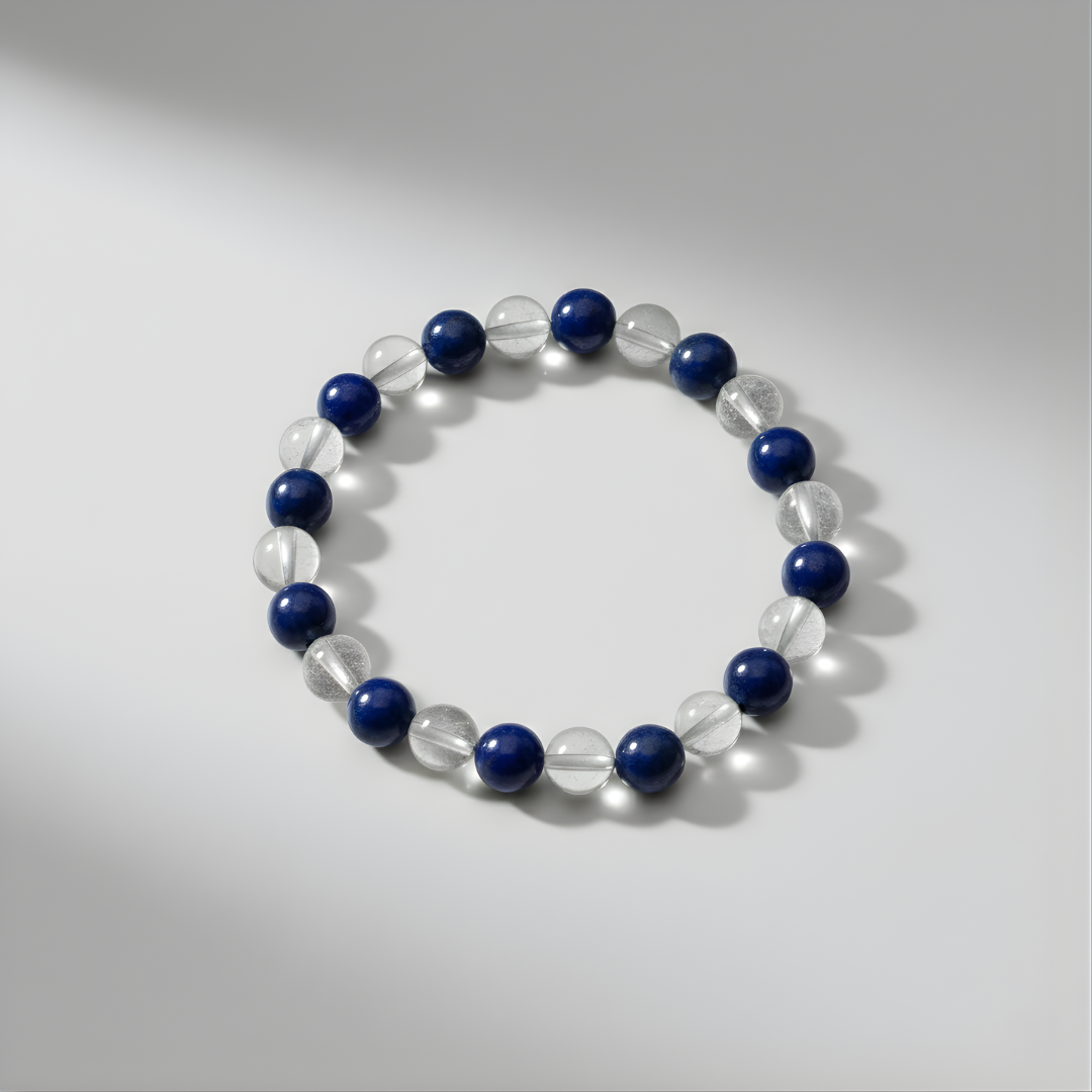 Lapis Lazuli and Clear Quartz