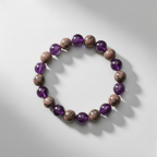 Rhododite & Amethyst Bracelet