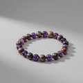 Rhododite & Amethyst Bracelet
