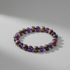 Rhododite & Amethyst Bracelet